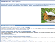 Tablet Screenshot of catskillsrentalspecials.com
